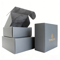 Boîte d'emballage personnalisée en carton ondulé écologique pour dossiers cadeaux avec logo, taille personnalisée, impression offset 4 couleurs, usine OEM