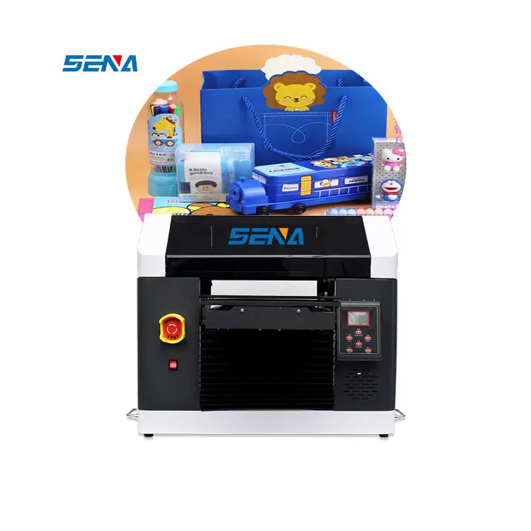 Imprimante à panneau à jet d'encre UV 3D A3 numérique à grande vitesse, 30x45cm, machine pour papeterie, carreaux PVC, coque de téléphone en bois