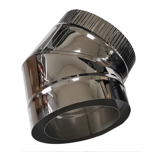 Tubo de <span class=keywords><strong>chimenea</strong></span> de <span class=keywords><strong>doble</strong></span> pared con aislamiento OEM de fábrica, <span class=keywords><strong>codo</strong></span> de <span class=keywords><strong>chimenea</strong></span> de 30 grados para estufa y <span class=keywords><strong>chimenea</strong></span> - Product Image 6
