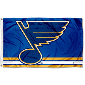 Équipes de la LNH Usines chinoises Vente en gros Drapeau imprimé double face 3X5ft Drapeau extérieur St. Louis Blues Avec 2 œillets - Product Image 1