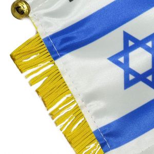 Bandera de Israel con Logotipo Personalizado, Impresión Digital, para Colgar en el Espejo Retrovisor del Coche y Decoración del Hogar - Product Image 4