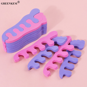 Wholesale Custom Double Color Foot Shape Toe Dividers Finger Separators Eva <strong>Toenail</strong> Spacer - Product Image 3