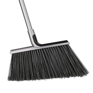 Plástico de cerdas duras de escoba para exteriores de patio gris plateado listo para suministro de <span class=keywords><strong>Amazon</strong></span> varilla de hierro pintada con aerosol para limpieza del hogar - Product Image 1