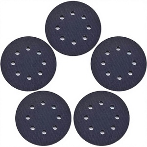<span class=keywords><strong>SATC</strong></span> Modelo 1199 Stock Local EE. UU. - 2 unidades Almohadilla Abrasiva de Repuesto de 5 pulgadas, Dureza Media, 3.0mm de Grosor, 8 Agujeros, 4 Tornillos, con Gancho y Bucle - Product Image 1