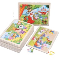 Puzzle en bois éducatif pour enfants, usine chinoise, personnalisé, OEM, Image de paysage, pièces