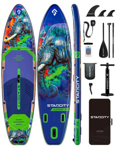 ไม้พายเป่าลมเรือพายแบบยืนสำหรับเล่นกระดานโต้คลื่น SC09/5อัลตร้า Wi 2026ดีไซน์ใหม่ - Product Image 1