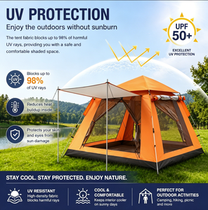 <span class=keywords><strong>Set</strong></span> Completo di Arredamento per Tenda da Campeggio di Lusso con Layout Multi-Scomparto, Ampia Tenda Familiare per Glamping e Resort - Product Image 3