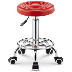 Silla de Masaje Moderna de Acero y Cuero con Altura Ajustable, Taburete Económico y Duradero para Hoteles, Comedor, Sala de Estar, Dormitorio y Exteriores - Product Image 6