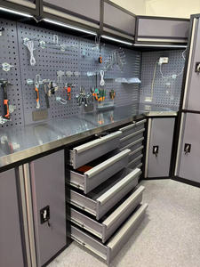 CYD Modular Garage <strong>Tool</strong> <strong>Cabinet</strong> Workbench Combo Heavy Duty Steel Storage - Product Image 2