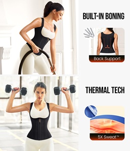 New Arrival Sauna Suit Sweat Vest for <strong>Working</strong> Out Waist <strong>Trainer</strong> for Women - Product Image 5