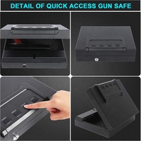 Saf ewell PS1301E Neuankömmling Großhandel Metall Stahl Schnell zugang Tragbare biometrische Safes Box zum Verkauf
