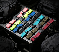 Sangle de bagage réglable en nylon et polyester durable, robuste, pour valise et sac à main, avec sangles croisées de sécurité pour le voyage