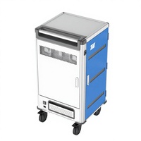 Chariot de charge intelligent SY à 30 emplacements, capacité de 36 appareils, armoire de charge pour ordinateurs portables, tablettes et équipements éducatifs