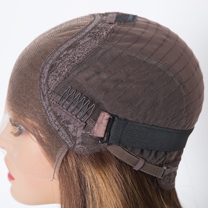 Nuevas pelucas crudas HD peluca frontal de encaje llegada 16in color <span class=keywords><strong>balayage</strong></span> marrón <span class=keywords><strong>claro</strong></span> <span class=keywords><strong>en</strong></span> stock listo para enviar - Product Image 5