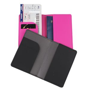Cartera Corta Unisex Clásica de Viaje con Cubierta de PU, Porta Pasaportes con Logotipo Estampado en Oro, Impermeable, Minimalista, 5 en 1, en Oferta - Product Image 5