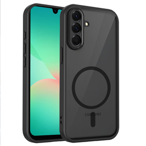 Funda Magnética con Parachoques para Samsung <span class=keywords><strong>Galaxy</strong></span> A57 A37 A17 A07 A56 A36 A06 A55 A35 A25 A15 A05 A54 A14, Carcasa Trasera Rígida Mate - Product Image 1
