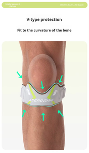 Genouillères antichoc CZFIT, sangle rotulienne pour soulager la pression causée par l'exercice, personnalisables de haute qualité - Product Image 5