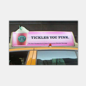 Drop Shipping No Moq Customized Artwork or in Blank Static Taxi Roof <strong>Sign</strong> for Taxi Advertising Media Solution - Product Image 4