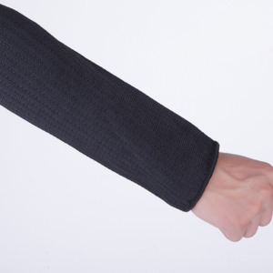 Manchons de protection anti-coupure Lao An, renforcés de fil d'acier, niveau 5, pour la fabrication mécanique, noir et blanc - Product Image 2