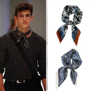 <span class=keywords><strong>Foulard</strong></span> Quadrato di Lusso 1026M con Stampa Digitale Personalizzata, <span class=keywords><strong>Sciarpa</strong></span> in Raso 68*68cm per Donne Eleganti - Product Image 2