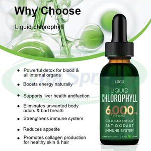 Gouttes de chlorophylle Ausreson, compléments liquides pour adultes - Biologique, dose de 25 ml - Product Image 2