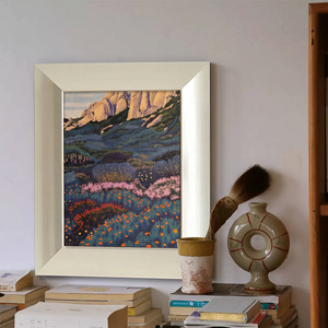 Cuadro Decorativo Vintage de Paisaje con Flores Silvestres, Impresión de Gordon Morrison, Escena Pastoral Americana, <span class=keywords><strong>para</strong></span> Entrada o <span class=keywords><strong>Sala</strong></span> de Estar - Product Image 1