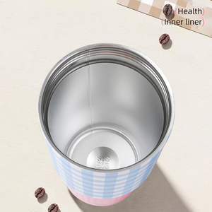 Gourde isotherme portable mignonne imprimée de 750 ml en acier inoxydable 316 avec poignée et pendentif fleur, tasse thermique de voyage - Product Image 5