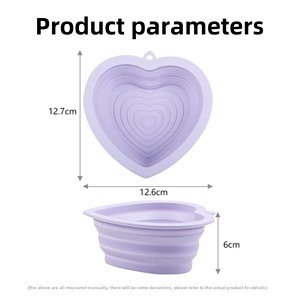 हॉट सेलिंग पोर्टेबल सिलिकॉन कुत्ते को आउटडोर फीडिंग और पीने के लिए पर्यावरण अनुकूल तह डिजाइन - Product Image 3