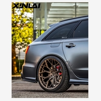 XINLAI Hot 1 pièce Deep concave forgé brossé poli 5x120 5x112 5x114.3 18 19 20 21 22 pouces roue pour roue de voiture de course
