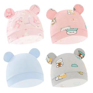<span class=keywords><strong>Bonnet</strong></span> pour bébé de 0 à 3 <span class=keywords><strong>mois</strong></span>, 100% coton, oreilles d'ours, <span class=keywords><strong>bonnet</strong></span> pour bébé, garçon et fille - Product Image 4