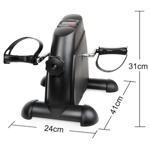 Mini Exercise <b>Bike</b> Under <b>Desk</b> <b>Bike</b> Pedal Exerciser Portable Foot Cycle Arm Leg Peddler Machine with LCD Screen Displays - Product Image 6