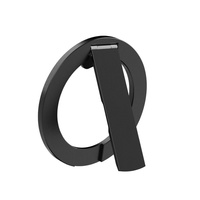 Support de bureau personnalisable en alliage de zinc entièrement métallique avec logo, support magnétique puissant N52 avec anneau
