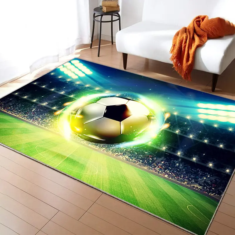 NBA Basketball Team Carpet Simple Bedroom Carpet Creative Interior Decoration Stadium Living Room Sofa Coffee Table Floor Mat