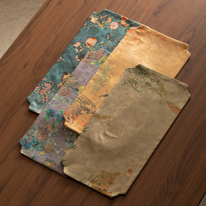Rectangular Dry Brew Tea Mat Imitation Xiangyun Yarn Modern Chinese Style Heat Resisting <b>Table</b> Cloth Tea Ceremony Accessory - Product Image 1