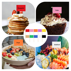 HuaShanQi Full Color Printed Colorful Wood &amp; Paper Classic Toothpick <strong>Flags</strong> for Party and Wedding Decorations - Product Image 5