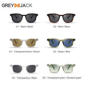 แว่นกันแดดเกรย์แจ็ค Kg2553 ลายเสือดาว กรอบโลหะ เลนส์ Tac Uv400 ป้องกันแสงแดดสำหรับทุกเพศ - Product Image 2