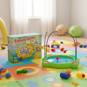 Mi.Costa Fishing Game Plastic Toy For Kids 2-4 Years Parent-child Play Educational Fish Catching Game With Lights And Sounds - Product Image 2