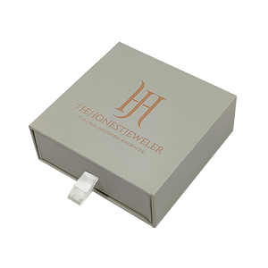 Carton petit tiroir à glissière boîte emballage tiroir coulissant dur papier rustique bijoux boîte-cadeau - Product Image 5