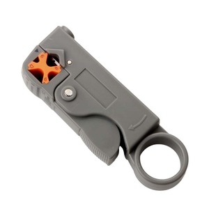 Multi-functional Coaxial Cable Stripper Rotary Wire Stripper 9.5x3x2cm Plastic Electrical Tool For Network Video Cable Stripping - Product Image 5