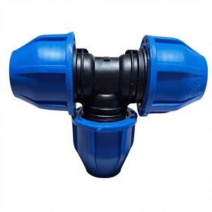 Raccordo a T Uguale T20 ad Alta Pressione Lucidato a Compressione per Irrigazione Agricola - Product Image 4