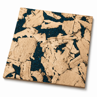 Panel de Pared de Corcho Acústico Decorativo para Hoteles, Oficinas y Estudios, 100% Natural, 4mm, Autoadhesivo, Tipo Mosaico