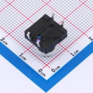 TSA12111-115B312CA-001E Tactile Switch Through hole-4P,11.7x11.5mm Switch Single Pole Single Throw Round Button 1.8N 11.7mm - Product Image 2