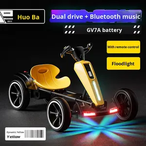 سيارة كهربائية للأطفال بأربع عجلات قابلة للطي من <span class=keywords><strong>2</strong></span> إلى 4 سنوات للأولاد والبنات بدون تركيب مطلوب - Product Image 3