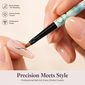 Stylo à ongles en acrylique coloré, 8 styles, pinceau liner en nylon pour dessin au gel UV, manucure DIY en salon - Product Image 2