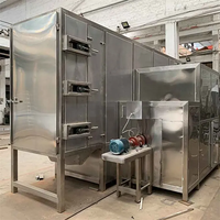 Machine de Blanchiment et de Fixation des Noix de Macadamia, Four de Séchage Continu Multi-couches à Air Chaud Circulant, Sécheur pour le Traitement des Noix