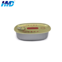 Couvercle de boîte de conserve ovale 501 # facile à ouvrir pour l'emballage de sardines de thon
