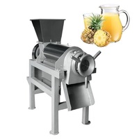 Hete Verkopende Roestvrijstalen Schroef Juicer Voor Fruit Groenten Elektrische Automatische Vruchtensap Verwerkingsmachine
