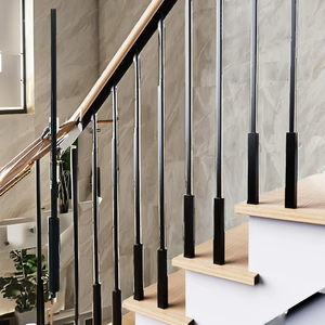 Balustre en acier noir traditionnel METAL avec installation facile pour rampe d'escalier intérieure - Product Image 2