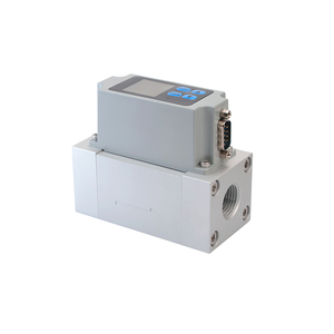 Medidor de Flujo Másico de Gas Térmico con Pantalla LCD Multiángulo, Modbus RTU, Alarma Dual NPN, Analógico 1-5V/4-20mA, Canal de Gas de Aluminio 6061, Aire N - Product Image 3