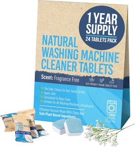 Özel Logolu Güçlü Konsantre Efervesan Çamaşır Makinesi Temizleyici Tablet - Product Image 1